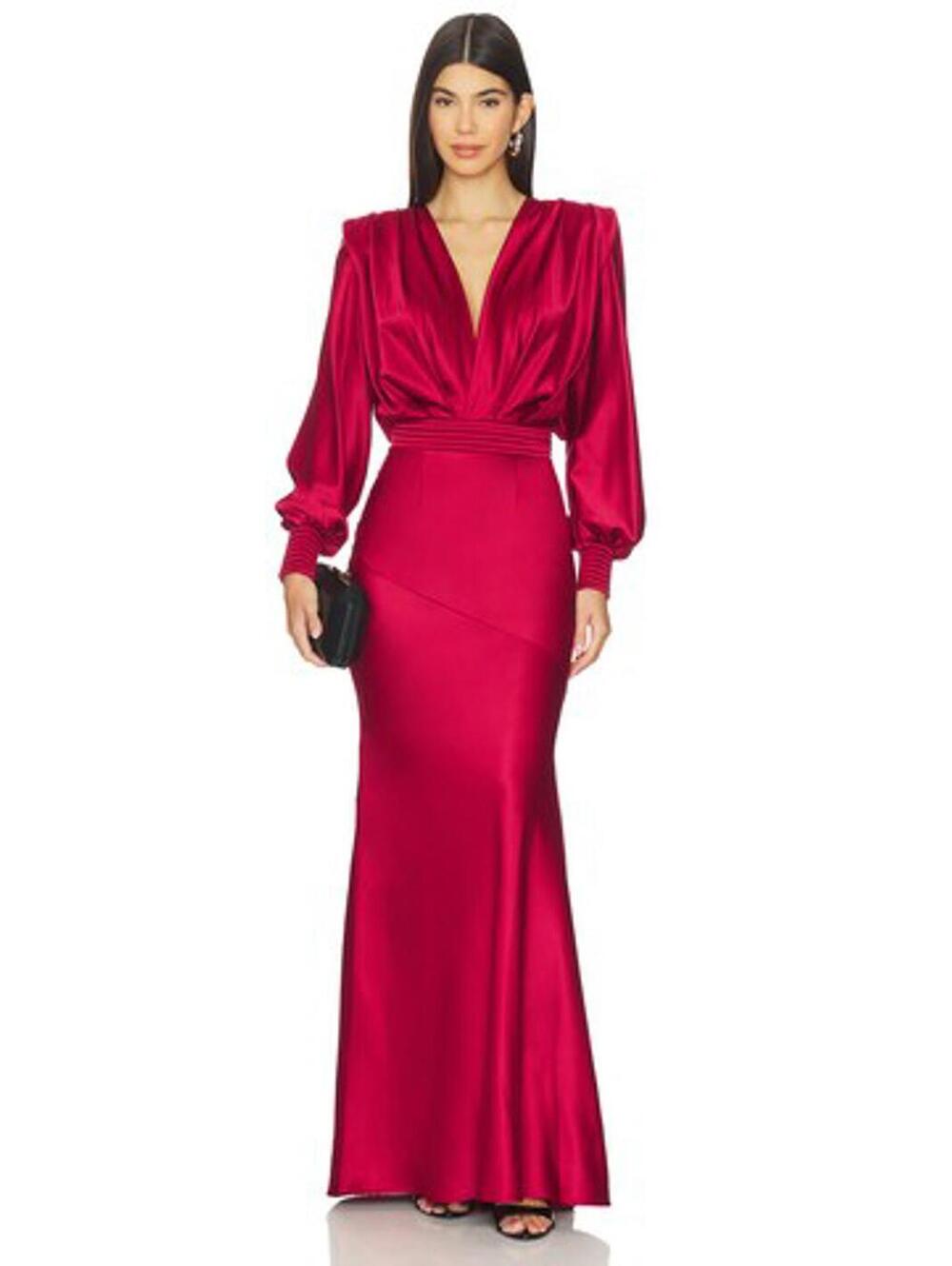 Zhivago The Betsy Long Dress in Ruby